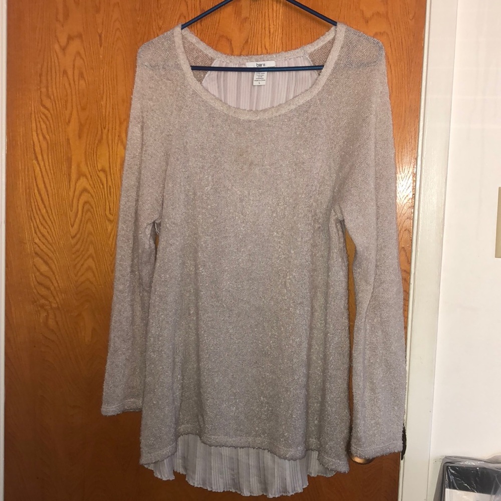 Bar III sweater blouse